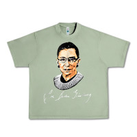 Oil Green rbg ruth bader ginsburg feminist t shirt   signature art Urban Heavy Tee - StudioElite