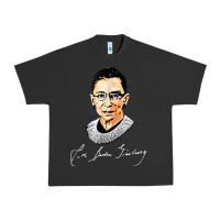 Pigment Black rbg ruth bader ginsburg feminist t shirt   signature art Urban Heavy Tee - StudioElite