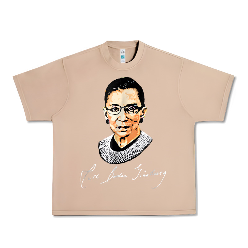 Rbg Ruth Bader Ginsburg Feminist T Shirt   Signature Art Urban Heavy Tee by StudioElite | Teevron