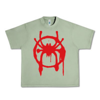 Oil Green Into the Spider-Verse Urban Heavy Tee - StudioElite