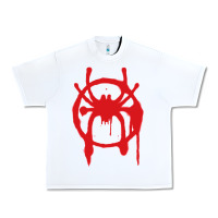 White Into the Spider-Verse Urban Heavy Tee - StudioElite