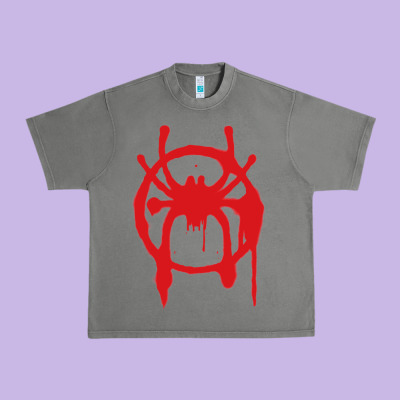 Into The Spider-verse Urban Heavy Tee Designed By Studioelite
