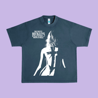 The Pretty Reckless Go To Hell Urban Heavy Tee Designed By Studioelite