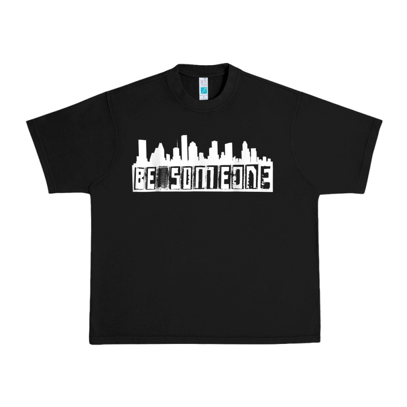 Be Someone H Town Houston Texas Skyline. T Shirt Urban Heavy Tee by StudioElite | Teevron