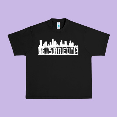 Be Someone H Town Houston Texas Skyline. T Shirt Urban Heavy Tee Designed By Studioelite