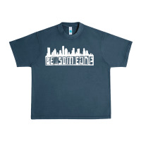 Midnight Navy be someone h town houston texas skyline. t shirt Urban Heavy Tee - StudioElite