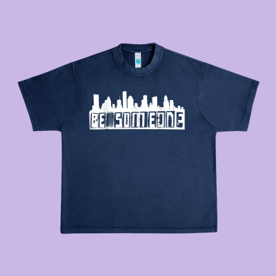 Be Someone H Town Houston Texas Skyline. T Shirt Urban Heavy Tee Designed By Studioelite