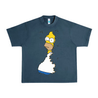 Midnight Navy Homer In Hedges Classic Urban Heavy Tee - StudioElite