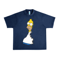Navy Homer In Hedges Classic Urban Heavy Tee - StudioElite