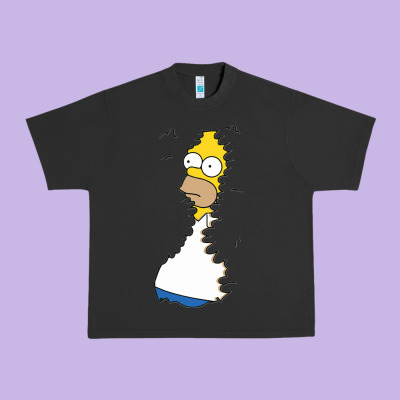 Homer In Hedges Classic Urban Heavy Tee Designed By Studioelite