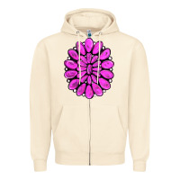 Sandshell pink gemstone Zipper Hoodie - RanaPortraitStore
