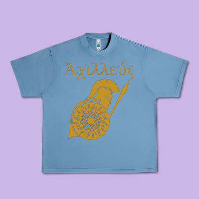 Achilles Son Of Peleus Urban Heavy Tee Designed By Studioelite