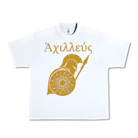 White achilles son of peleus Urban Heavy Tee - StudioElite