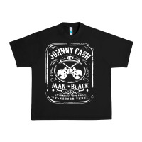 Black johnny cash man in black Urban Heavy Tee - StudioElite