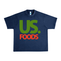 Navy us foods design Urban Heavy Tee - StudioElite