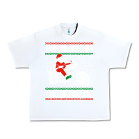 White santa ridin motocycle Urban Heavy Tee - StudioElite