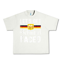 Pistachio lets get schnitzel faced men women vintage oktoberfest t shirt Urban Heavy Tee - StudioElite