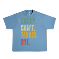 Pebble Blue sorry can't tennis bye funny vintage retro tennis player t shirt Urban Heavy Tee - StudioElite