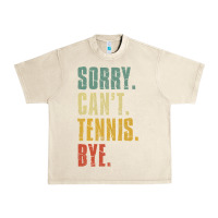 Sandshell sorry can't tennis bye funny vintage retro tennis player t shirt Urban Heavy Tee - StudioElite