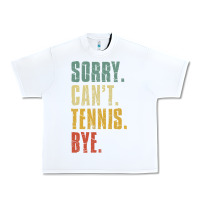 White sorry can't tennis bye funny vintage retro tennis player t shirt Urban Heavy Tee - StudioElite