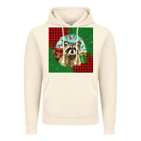 Vintage Artic christmas raccoon Vintage Hoodie - BarkalooDesign