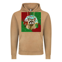 Vintage Camel christmas raccoon Vintage Hoodie - BarkalooDesign