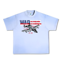 Grape Ice Military Airplane A-10 Warthog American Flag Urban Heavy Tee - StudioElite