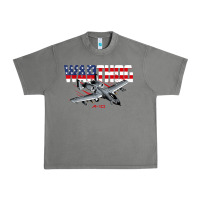 Tornado Military Airplane A-10 Warthog American Flag Urban Heavy Tee - StudioElite