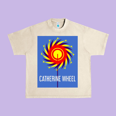 The Essential Design-(catherine-wheel) Urban Heavy Tee Designed By Studioelite