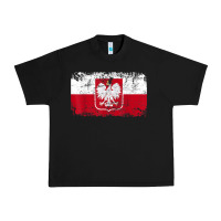 Black poland polska flag vintage  men women kids  poland t shirt Urban Heavy Tee - StudioElite