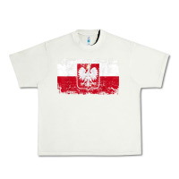 Pistachio poland polska flag vintage  men women kids  poland t shirt Urban Heavy Tee - StudioElite