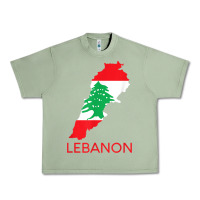 Oil Green Lebanon Flag Cedar Tree Beirut Lebanese Arabic Arab Islam Urban Heavy Tee - StudioElite