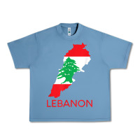 Pebble Blue Lebanon Flag Cedar Tree Beirut Lebanese Arabic Arab Islam Urban Heavy Tee - StudioElite