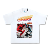 White dare devil Urban Heavy Tee - StudioElite