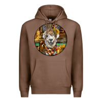 Chestnut western alpaca Premium Hoodie - BarkalooDesign