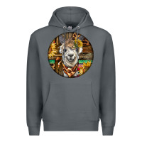 Rock western alpaca Premium Hoodie - BarkalooDesign