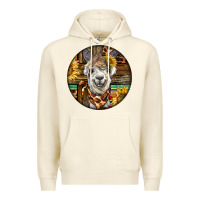 Sandshell western alpaca Premium Hoodie - BarkalooDesign