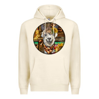 Tofu western alpaca Premium Hoodie - BarkalooDesign