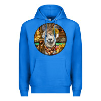 True Royal western alpaca Premium Hoodie - BarkalooDesign