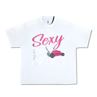 White i'm sexy and i mow it funny mow pun tank top Urban Heavy Tee - StudioElite