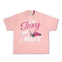 Salmon i'm sexy and i mow it funny mow pun tank top Urban Heavy Tee - StudioElite