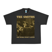 Pigment Black the smiths the world won't listen gift men women Urban Heavy Tee - StudioElite