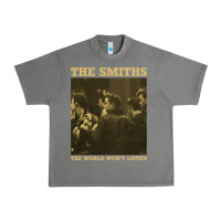 The Smiths The World Won't Listen Gift Men Women Urban Heavy Tee | Teevron