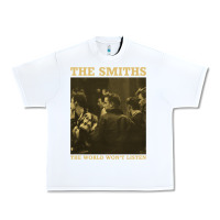 White the smiths the world won't listen gift men women Urban Heavy Tee - StudioElite