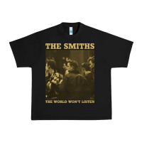 Black the smiths the world won't listen gift men women Urban Heavy Tee - StudioElite