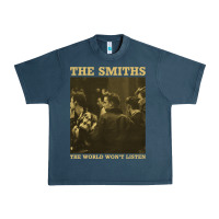 Midnight Navy the smiths the world won't listen gift men women Urban Heavy Tee - StudioElite