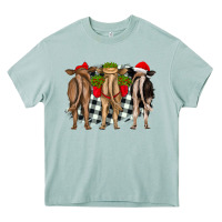 Arona christmas heifers back view Heavy Core Tee - RanaPortraitStore