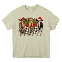 Mossy christmas heifers back view Heavy Core Tee - RanaPortraitStore