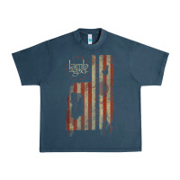 Midnight Navy lamb of god, pure american metal flag Urban Heavy Tee - StudioElite