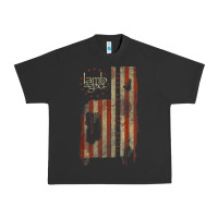 Pigment Black lamb of god, pure american metal flag Urban Heavy Tee - StudioElite